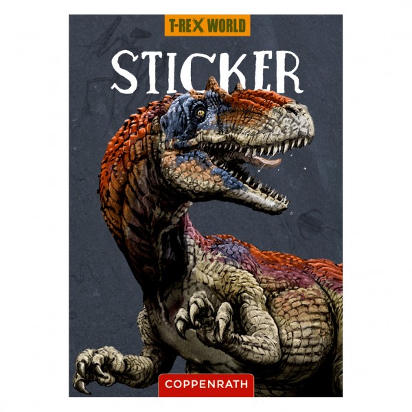 T-Rex World Sticker Heft