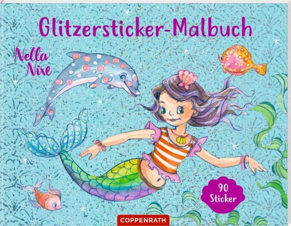 Nella Nixe: Glitzersticker-Malbuch