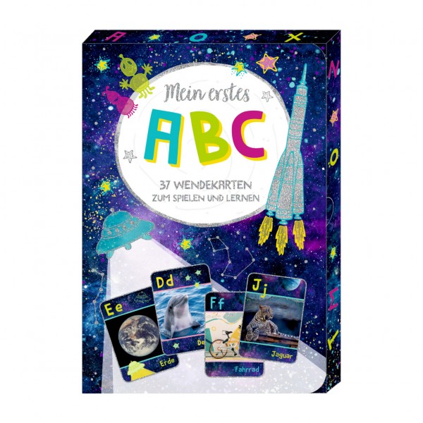 Wisch & weg-Wendekarten: Cosmic School - Mein erstes ABC