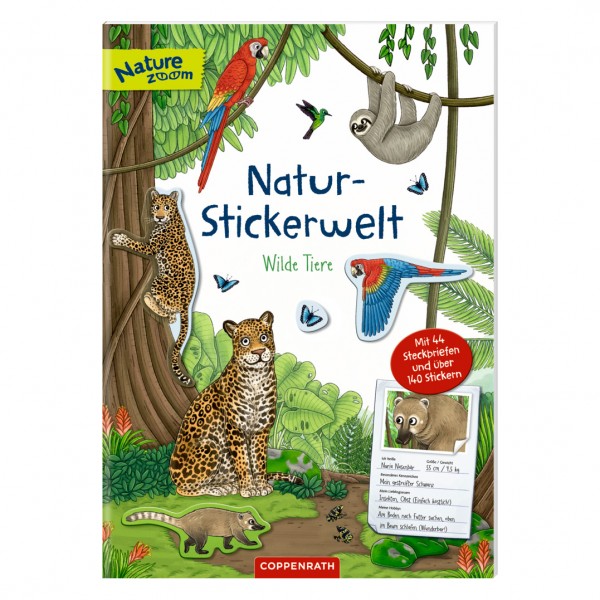 Natur Stickerwelt - Tiere Wilde Tiere